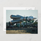 Soyuz naar de lancering briefkaart (Voorkant / Achterkant)