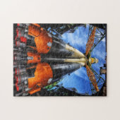 Soyuz Rocket blaast weg naar ruimtepuzzel Legpuzzel (Horizontaal)