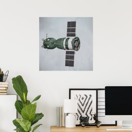 Soyuz Spacecraft (Apollo-Soyuz-testproject) Poster (Thuiskantoor)