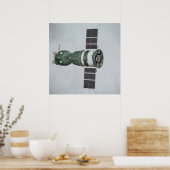 Soyuz Spacecraft (Apollo-Soyuz-testproject) Poster (Keuken)