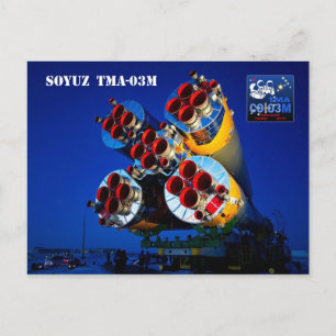 Soyuz TMA-03M-ruimtevaartuig, Kazachstan Briefkaart