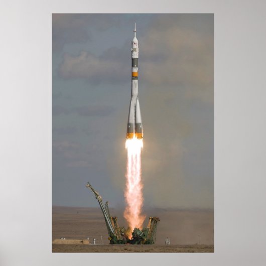 Soyuz TMA-13 Soyuz-FG Expedition 18 lancering Poster (Voorkant)