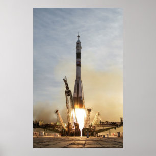 Soyuz TMA-5 lanceringsruimteschip Poster