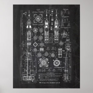 Soyuz-U2: Launch Vehicle Patent Poster