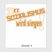 SOZIALISMUS DDR 1962 STICKER (Vel)