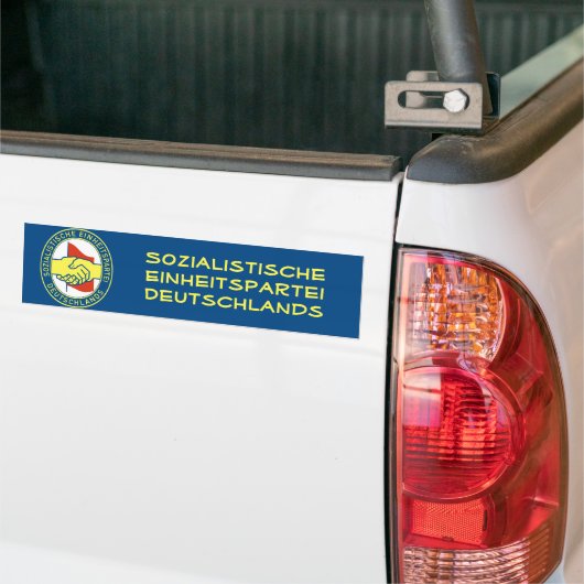 Sozialistische Einheitspartei Deutschlands Bumpersticker (Op Truck)