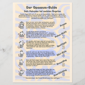 Sozialphobie Handout Psychoedukation *Download* Kaart