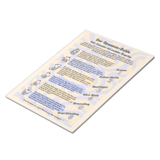 Sozialphobie Handout Psychoedukation Notitieblok (Schuin)