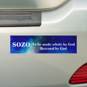 SOZO-BUMPERSTICKER BUMPERSTICKER (Op auto)