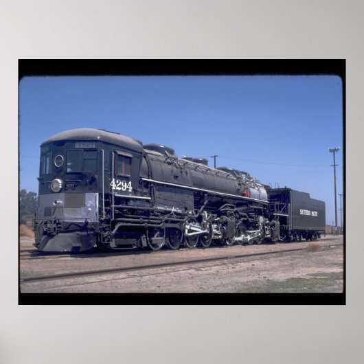 SP 4-8-8-2 cab, forward Mallet #4294_Trains Poster (Voorkant)