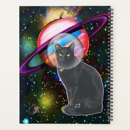 Sp[ace Cat Cosmo Planner (Achterkant)