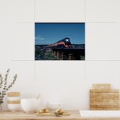 SP "Daylight"-trein, geleid door 4-8-4 #449_Trains Poster (Keuken)