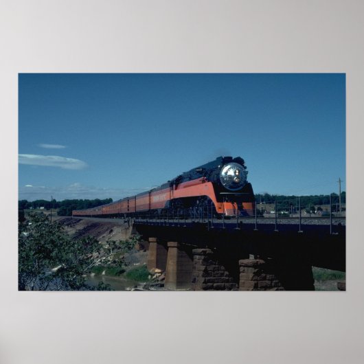 SP "Daylight"-trein onder leiding van 4-8-4 Poster (Voorkant)