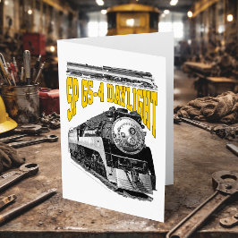 SP GS-4 Daglicht 4449 Stoomtreinlocomotief Bedankkaart
