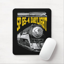 SP GS-4 Daglicht Stoomlocomotief. 4449 Trein Muismat