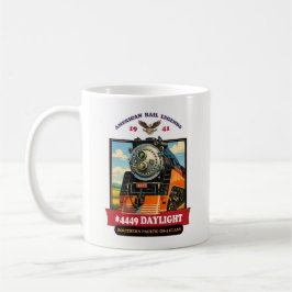 SP GS-4 Daylight 4449 Steam Locomotive Retro Print Koffiemok