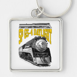 SP GS-4 Daylight 4449 Steam Train Locomotive Sleutelhanger