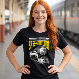 SP GS-4 Stoomlocomotief 4449 Trein T-shirt