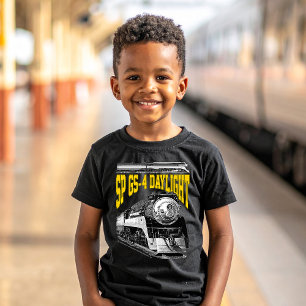 SP GS-4 Stoomlocomotief overdag. 4449 Trein T-shirt