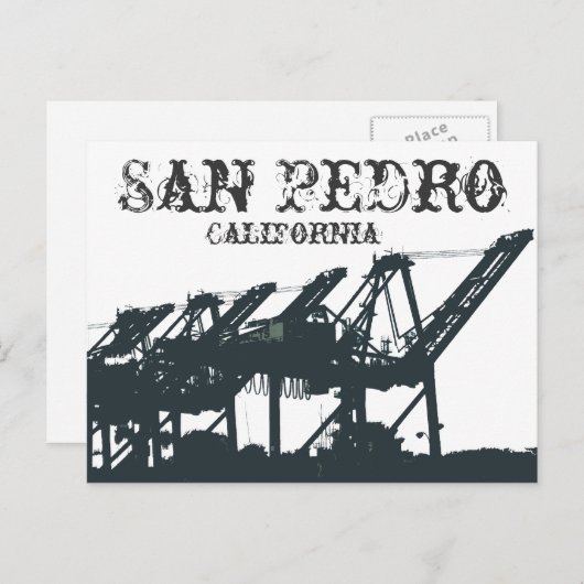 SP Harbour Cranes Briefkaart (Voorkant / Achterkant)