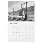 SP Narrow Gage Black en White Photography Kalender (Feb 2026)