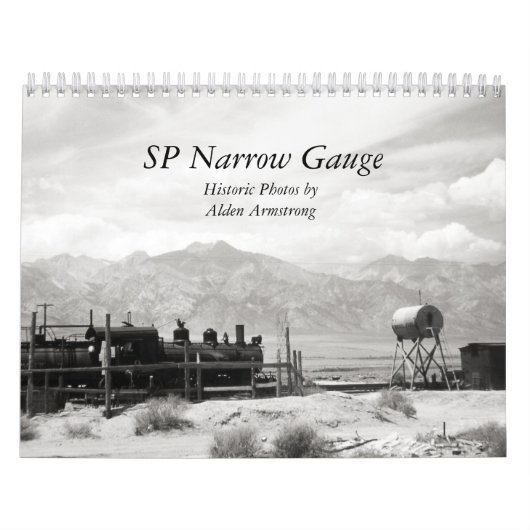 SP Narrow Gage Black en White Photography Kalender (Hoes)