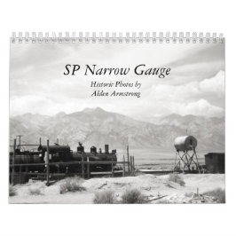 SP Narrow Gage Black en White Photography Kalender