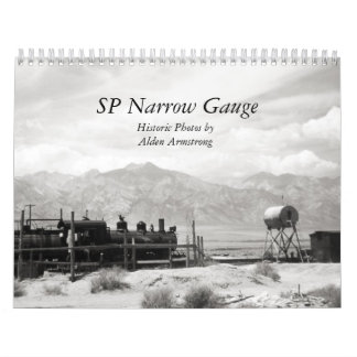 SP Narrow Gage Black en White Photography Kalender