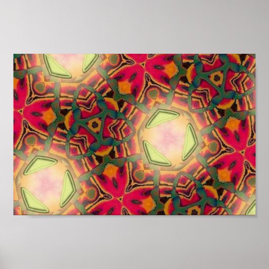 Spa50-gezicht Poster (Voorkant)