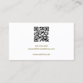 SPA 4 Foto sociale media QR-code Visitekaartje (Achterkant)