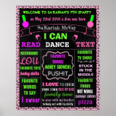 SPA 7th Birthday chalkboard poster (Voorkant)