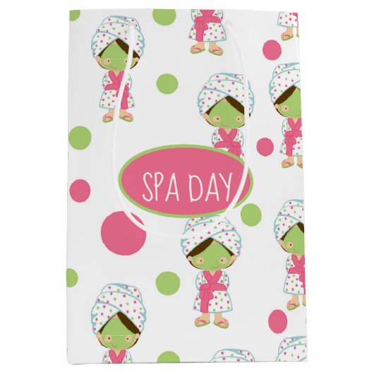 Spa a a Day Gift Bag Medium Cadeauzakje (Voorkant)