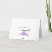 Spa Accessoires Verjaardag Kaart (Achterkant)