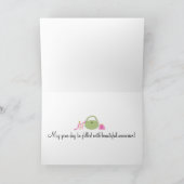 Spa Accessoires Verjaardag Kaart (Binnen)