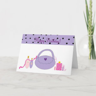 Spa Accessoires Verjaardag Kaart