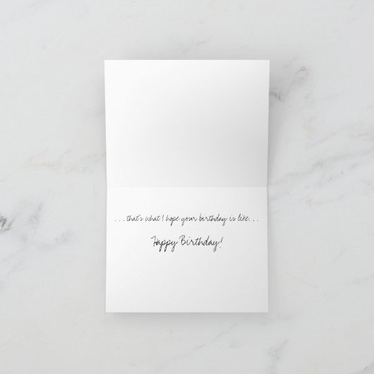 Spa-achtige Verjaardagswensen Kaart (Binnen)