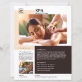 Spa and Beauty Care Service Flyer Template (Voorkant)