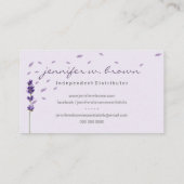 Spa Aromatherapeuhy Lavender Visitekaartje (Achterkant)