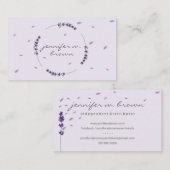 Spa Aromatherapeuhy Lavender Visitekaartje (Voorkant / Achterkant)