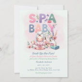 Spa Baby Borrel - Verwende Dag Mint Groen Kaart (Voorkant)