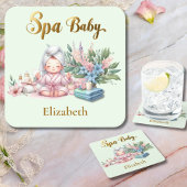 Spa Baby Shower Feestservies Kartonnen Onderzetters