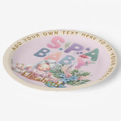 Spa Baby Shower Feestservies Papieren Bordje (Gekanteld)