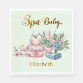 Spa Baby Shower Feestservies Servet (Voorkant)