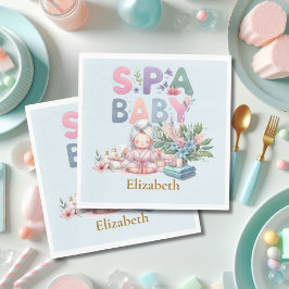 Spa Baby Shower Feestservies Servet
