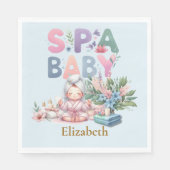 Spa Baby Shower Feestservies Servet (Voorkant)