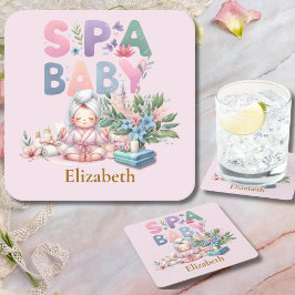 Spa Baby shower Party Dinner ware Kartonnen Onderzetters
