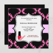 Spa Bachelorette Party Kaart (Voorkant / Achterkant)