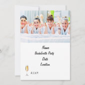 Spa Bachelorette Party Uitnodiging | Gepersonalise (Voorkant)
