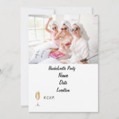 Spa Bachelorette Party Uitnodiging | Gepersonalise (Voorkant)