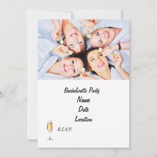 Spa Bachelorette Party Uitnodiging Gepersonalise